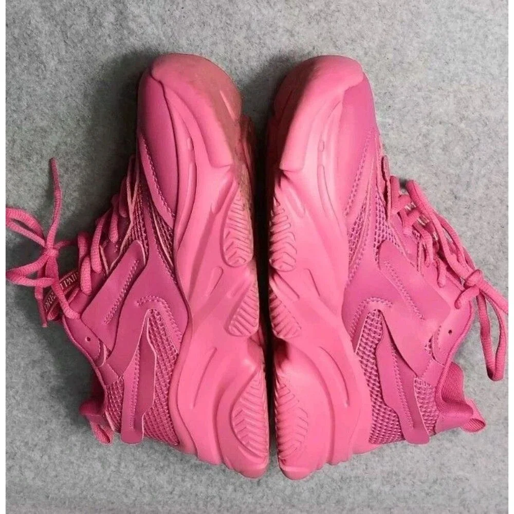 Dream Paris Jaxon Platform Chunky Fashion Sneakers Womens 7 Hot Pink Barbiecore